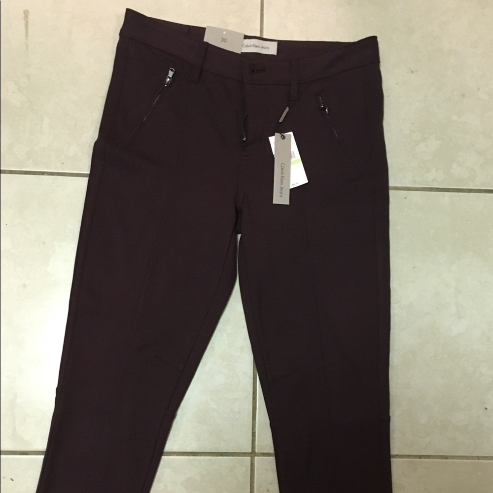 Calvin Klein Jeans skinny leg stretch pant
